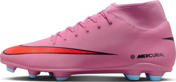 Бутсы Nike MERCURIAL SUPERFLY 10 CLUB FG/MG розово-красные FQ8314-600