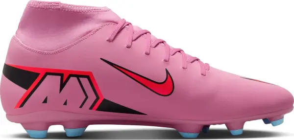 Бутсы Nike MERCURIAL SUPERFLY 10 CLUB FG/MG розово-красные FQ8314-600