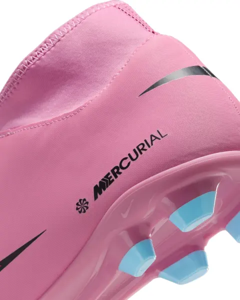 Бутсы Nike MERCURIAL SUPERFLY 10 CLUB FG/MG розово-красные FQ8314-600