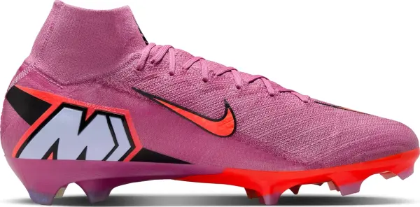 Бутси Nike MERCURIAL ZOOM SUPERFLY 10 ELITE FG рожево-червоні FQ1454-600