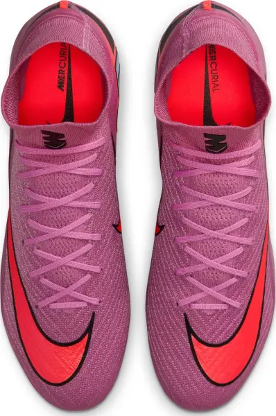 Бутси Nike MERCURIAL ZOOM SUPERFLY 10 ELITE FG рожево-червоні FQ1454-600
