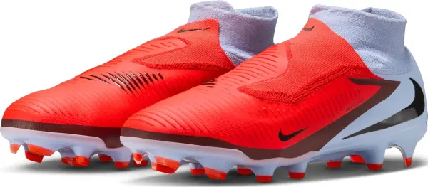 Бутси Nike PHANTOM 6 HIGH PRO FG світло-синьо-червоні HQ2311-400