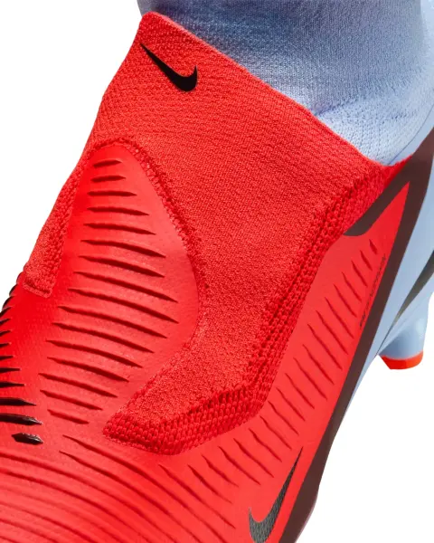 Бутси Nike PHANTOM 6 HIGH PRO FG світло-синьо-червоні HQ2311-400