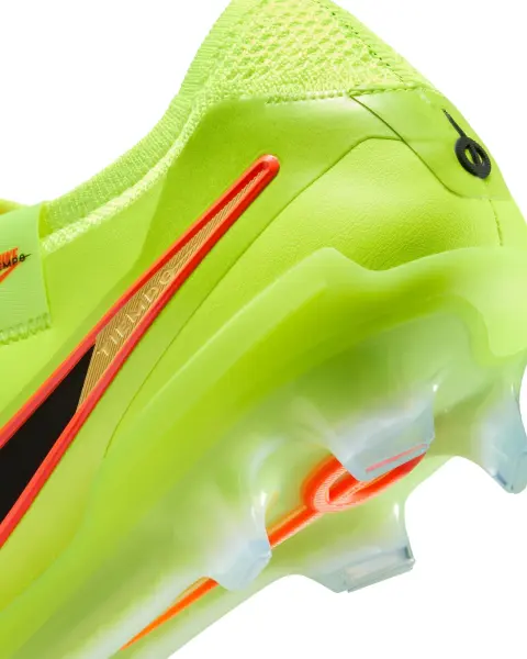 Бутси Nike TIEMPO LEGEND 10 ELITE FG лаймово-оранжево-чорні DV4328-701
