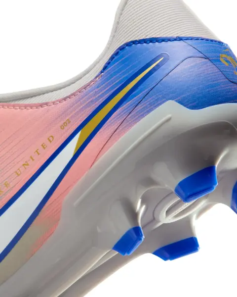 Бутси Nike UNITED TIEMPO LEGEND 10 ACADEMY FG/MG NU2 сіро-коралово-сині IM7518-001