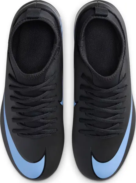 Бутсы детские Nike JR MERCURIAL SUPERFLY 10 CLUB FG/MG черно-голубые FQ8318-001