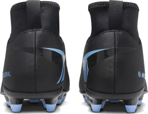 Бутсы детские Nike JR MERCURIAL SUPERFLY 10 CLUB FG/MG черно-голубые FQ8318-001