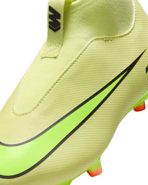 Бутси дитячі Nike JR MERCURIAL ZOOM SUPERFLY 10 ACADEMY FG/MG лаймові FQ8304-300