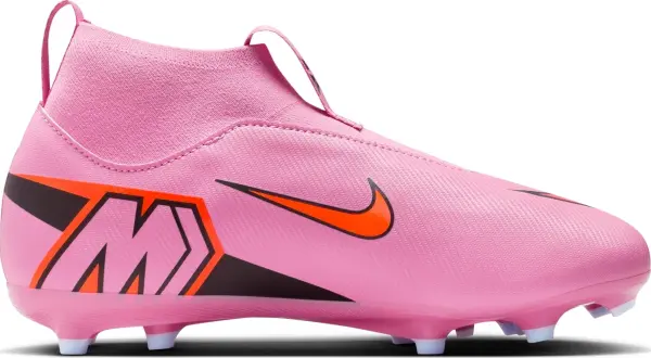 Бутси дитячі Nike JR MERCURIAL ZOOM SUPERFLY 10 ACADEMY FG/MG рожево-червоні FQ8304-600