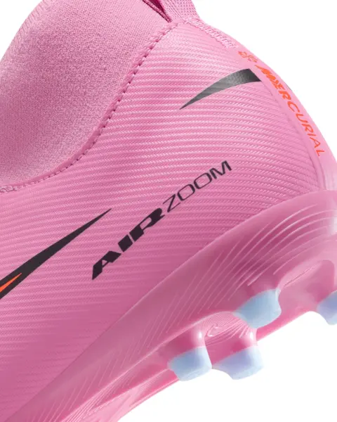 Бутси дитячі Nike JR MERCURIAL ZOOM SUPERFLY 10 ACADEMY FG/MG рожево-червоні FQ8304-600