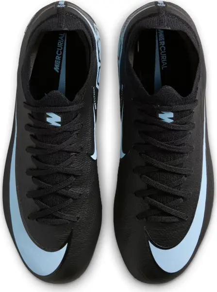 Бутси дитячі Nike JR MERCURIAL ZOOM VAPOR 16 PRO FG чорно-блакитні HF5448-001