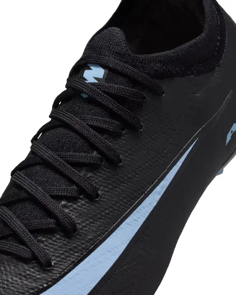 Бутси дитячі Nike JR MERCURIAL ZOOM VAPOR 16 PRO FG чорно-блакитні HF5448-001