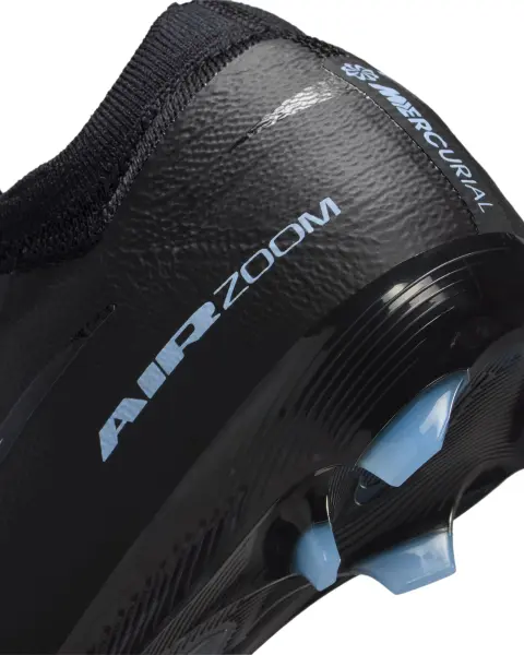 Бутси дитячі Nike JR MERCURIAL ZOOM VAPOR 16 PRO FG чорно-блакитні HF5448-001