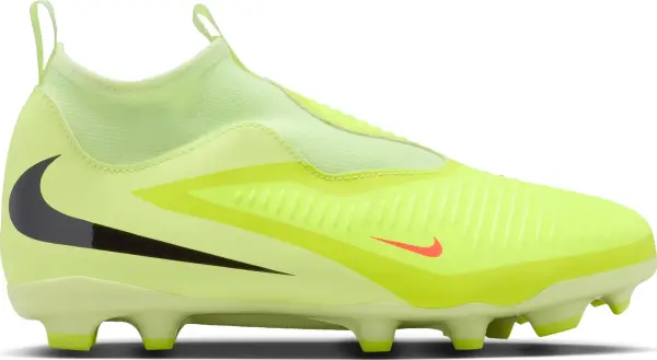 Бутсы детские Nike JR PHANTOM 6 HIGH ACADEMY FG/MG лаймовые HQ2042-800
