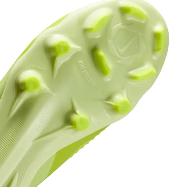 Бутсы детские Nike JR PHANTOM 6 HIGH ACADEMY FG/MG лаймовые HQ2042-800