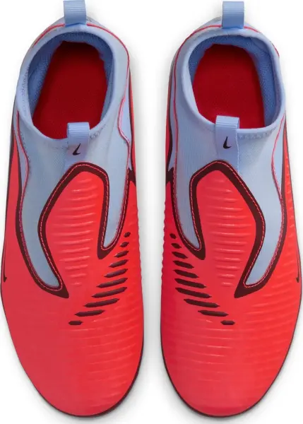 Бутси дитячі Nike JR PHANTOM 6 HIGH ACADEMY FG/MG світло-синьо-червоні HQ2042-400