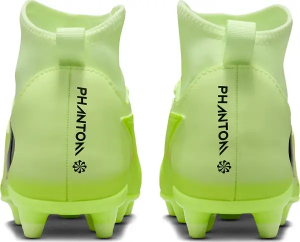 Бутсы детские Nike JR PHANTOM 6 HIGH CLUB FG/MG лаймовые HQ2022-800