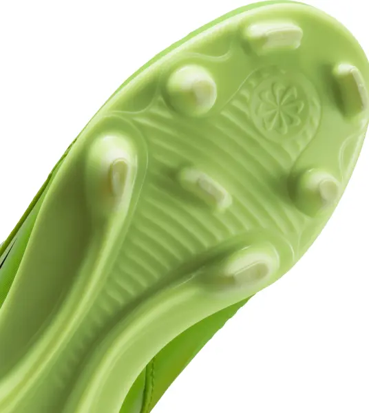 Бутсы детские Nike JR PHANTOM 6 HIGH CLUB FG/MG лаймовые HQ2022-800