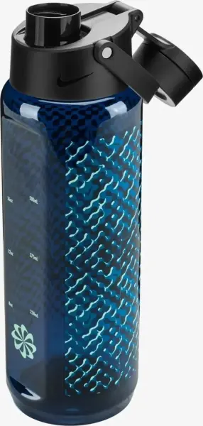 Бутылка для воды Nike TR RENEW RECHARGE CHUG BOTTLE 24 OZ 709 мл темно-сине-голубая N.100.7637.459.24