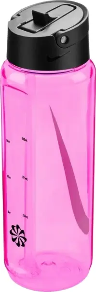 Бутылка для воды Nike TR RENEW RECHARGE STRAW BOTTLE 24 OZ 709 мл розово-черная N.100.7642.623.24