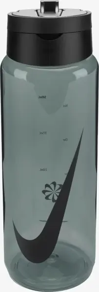 Бутылка для воды Nike TR RENEW RECHARGE STRAW BOTTLE 24 OZ 709 мл темно-серая N.100.7642.044.24