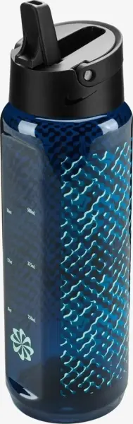 Бутылка для воды Nike TR RENEW RECHARGE STRAW BOTTLE 24 OZ 709 мл темно-сине-голубая N.100.7643.459.24