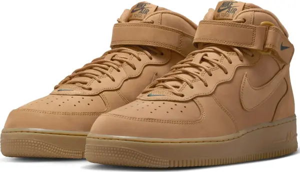 Кроссовки Nike AIR FORCE 1 MID светло-коричневые 715889-200