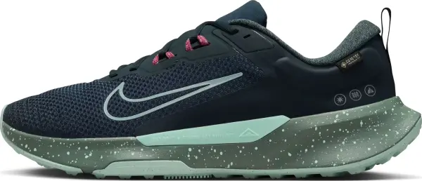 Кросівки для трейлранінгу Nike JUNIPER TRAIL 2 GORE-TEX WATERPROOF темно-зелено-м'ятно-рожеві HM9734-302