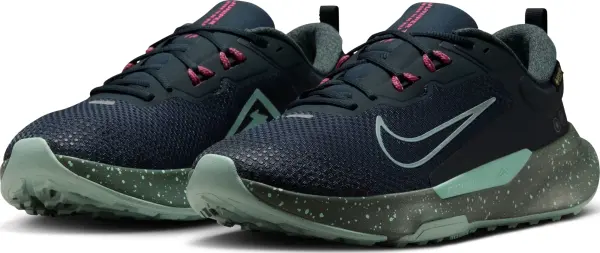 Кросівки для трейлранінгу Nike JUNIPER TRAIL 2 GORE-TEX WATERPROOF темно-зелено-м'ятно-рожеві HM9734-302