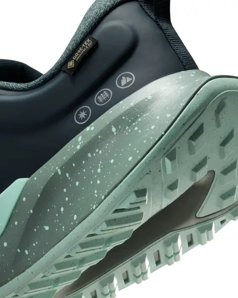Кросівки для трейлранінгу Nike JUNIPER TRAIL 2 GORE-TEX WATERPROOF темно-зелено-м'ятно-рожеві HM9734-302