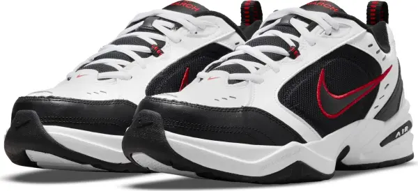 Кросівки для тренувань Nike AIR MONARCH IV (4E) біло-чорно-червоні 416355-101