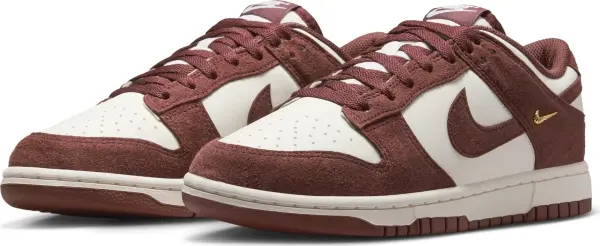 Кроссовки женские Nike DUNK LOW коричнево-белые IB4417-104
