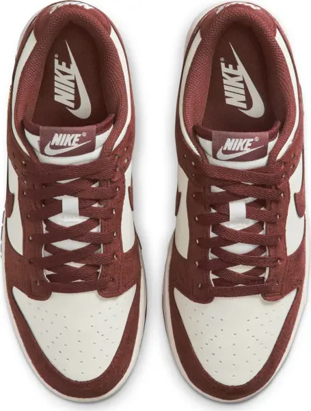 Кроссовки женские Nike DUNK LOW коричнево-белые IB4417-104