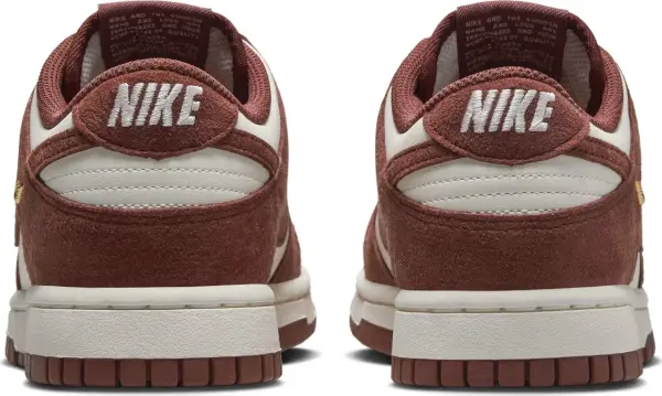 Кроссовки женские Nike DUNK LOW коричнево-белые IB4417-104