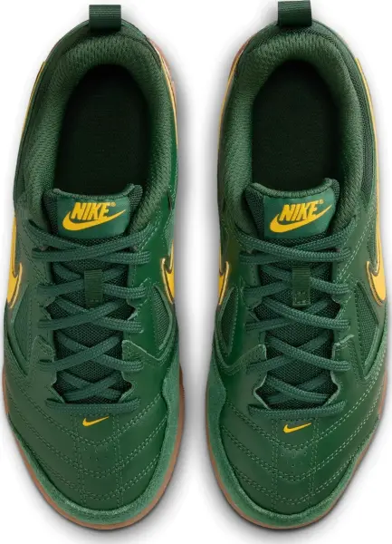 Кроссовки подростковые Nike GATO (GS) темно-зелено-желтые HV9596-300
