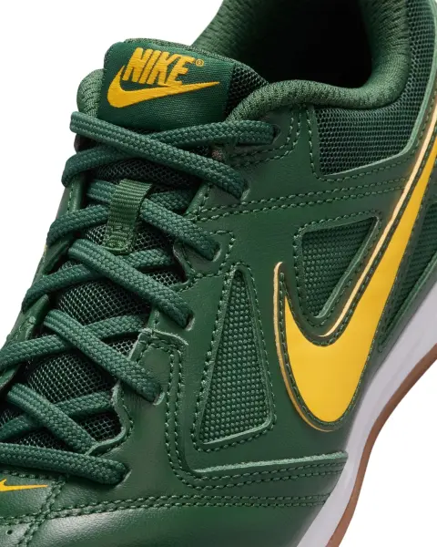 Кроссовки подростковые Nike GATO (GS) темно-зелено-желтые HV9596-300