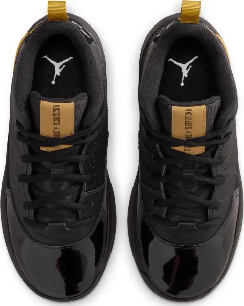 Кроссовки подростковые Nike JORDAN MAX AURA 7 (GS) черно-золотые HQ2089-007