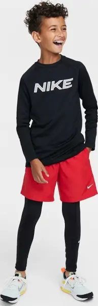 Лонгслив подростковый Nike PRO WARM DRI-FIT черный HF4362-010