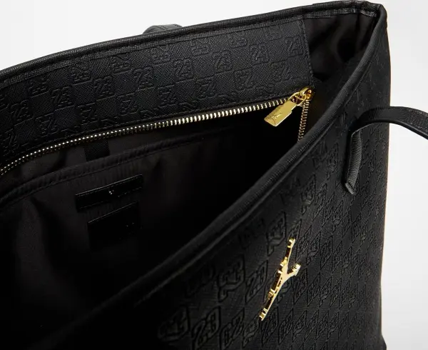 Сумка через плечо Nike JORDAN MONOGRAM TOTE BAG 32L черно-золотая LM0990-K5X