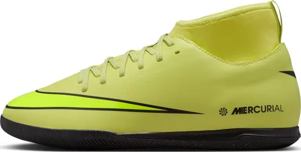 Футзалки (бампы) детские Nike JR MERCURIAL SUPERFLY 10 CLUB IC лаймовые FQ8320-300