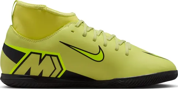 Футзалки (бампы) детские Nike JR MERCURIAL SUPERFLY 10 CLUB IC лаймовые FQ8320-300