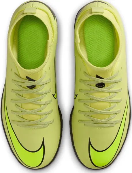 Футзалки (бампы) детские Nike JR MERCURIAL SUPERFLY 10 CLUB IC лаймовые FQ8320-300