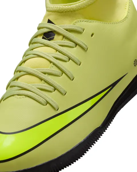Футзалки (бампы) детские Nike JR MERCURIAL SUPERFLY 10 CLUB IC лаймовые FQ8320-300