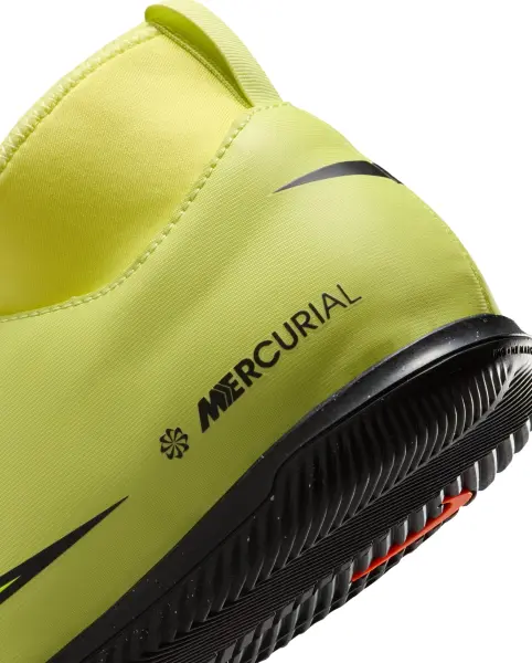 Футзалки (бампы) детские Nike JR MERCURIAL SUPERFLY 10 CLUB IC лаймовые FQ8320-300