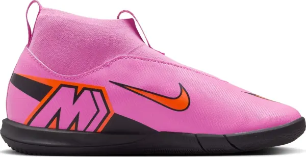 Футзалки (бампы) детские Nike JR MERCURIAL ZOOM SUPERFLY 10 ACADEMY IC розово-красные FQ8312-600