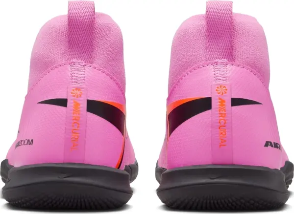 Футзалки (бампы) детские Nike JR MERCURIAL ZOOM SUPERFLY 10 ACADEMY IC розово-красные FQ8312-600