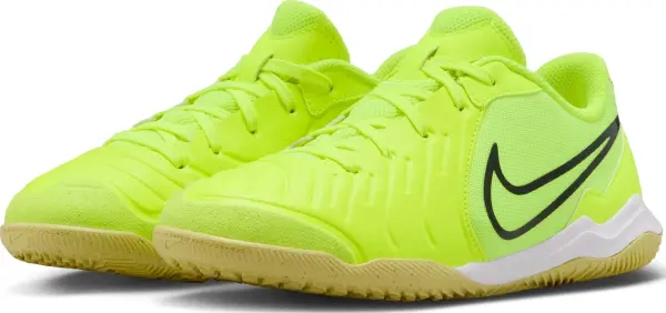Футзалки (бампы) детские Nike JR TIEMPO LEGEND 10 ACADEMY IC лаймовые DV4350-701