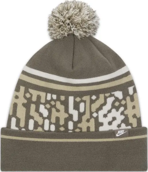 Шапка Nike PEAK BEANIE OUTDOOR коричнево-бежева HQ0355-289