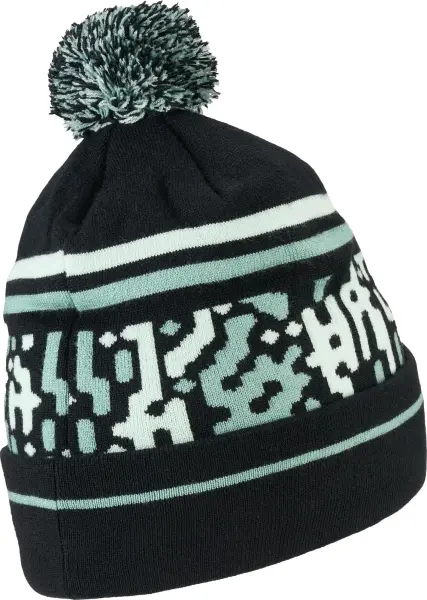 Шапка Nike PEAK BEANIE OUTDOOR чорно-м'ятна HQ0355-010