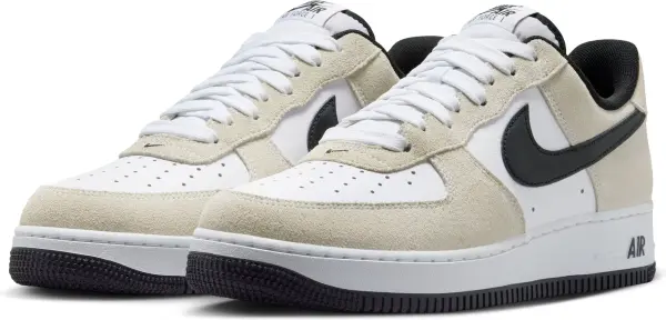 Кросівки Nike AIR FORCE 1 '07 LV8 бежево-біло-чорні IB6388-100